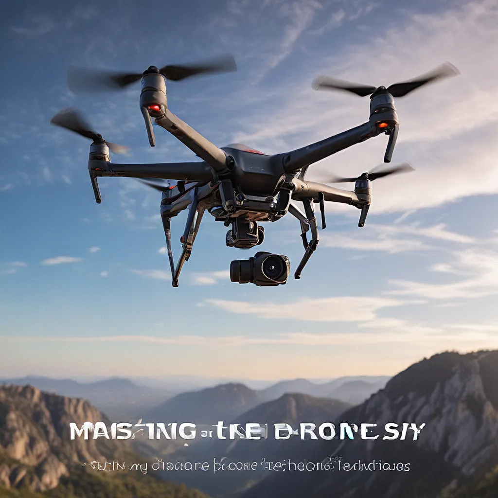 Mastering the Sky: Cutting-Edge Drone Videography Techniques